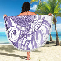 Purple Hawaii Beach Blanket Humpback Whale Tattoo Polynesian Tribal Ocean Vibes LT14 - Polynesian Pride