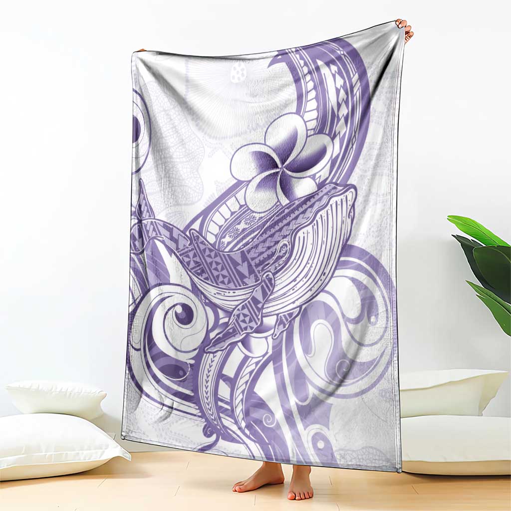 Purple Hawaii Blanket Humpback Whale Tattoo Polynesian Tribal Ocean Vibes LT14 - Polynesian Pride