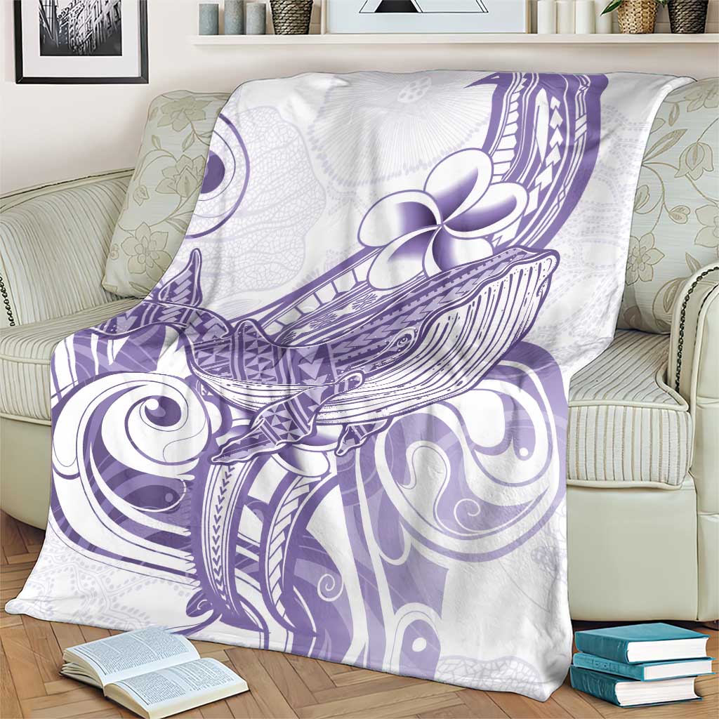 Purple Hawaii Blanket Humpback Whale Tattoo Polynesian Tribal Ocean Vibes LT14 - Polynesian Pride