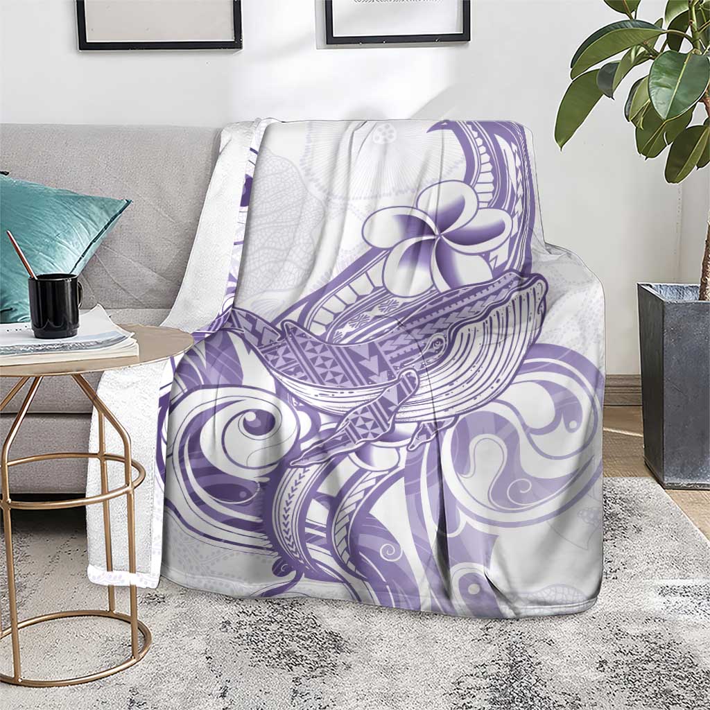 Purple Hawaii Blanket Humpback Whale Tattoo Polynesian Tribal Ocean Vibes LT14 - Polynesian Pride