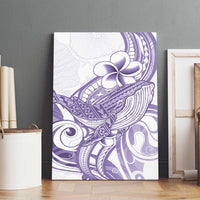 Purple Hawaii Canvas Wall Art Humpback Whale Tattoo Polynesian Tribal Ocean Vibes LT14 - Polynesian Pride
