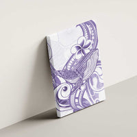 Purple Hawaii Canvas Wall Art Humpback Whale Tattoo Polynesian Tribal Ocean Vibes LT14 - Polynesian Pride