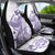 Purple Hawaii Car Seat Cover Humpback Whale Tattoo Polynesian Tribal Ocean Vibes