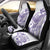 Purple Hawaii Car Seat Cover Humpback Whale Tattoo Polynesian Tribal Ocean Vibes