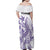 Purple Hawaii Family Matching Off Shoulder Maxi Dress and Hawaiian Shirt Humpback Whale Tattoo Polynesian Tribal Ocean Vibes