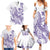 Purple Hawaii Family Matching Summer Maxi Dress and Hawaiian Shirt Humpback Whale Tattoo Polynesian Tribal Ocean Vibes