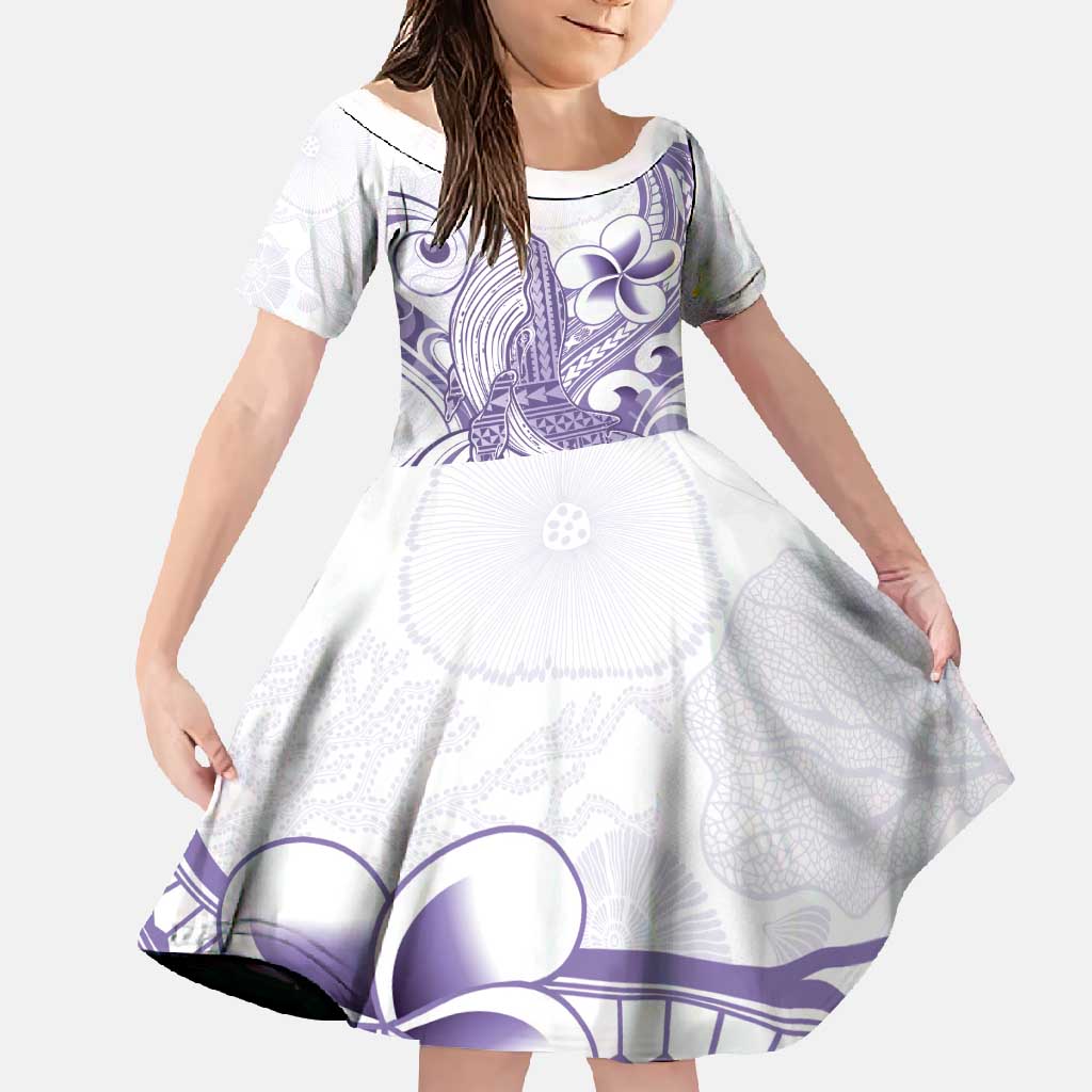 Purple Hawaii Family Matching Tank Maxi Dress and Hawaiian Shirt Humpback Whale Tattoo Polynesian Tribal Ocean Vibes
