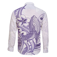 Purple Hawaii Family Matching Tank Maxi Dress and Hawaiian Shirt Humpback Whale Tattoo Polynesian Tribal Ocean Vibes