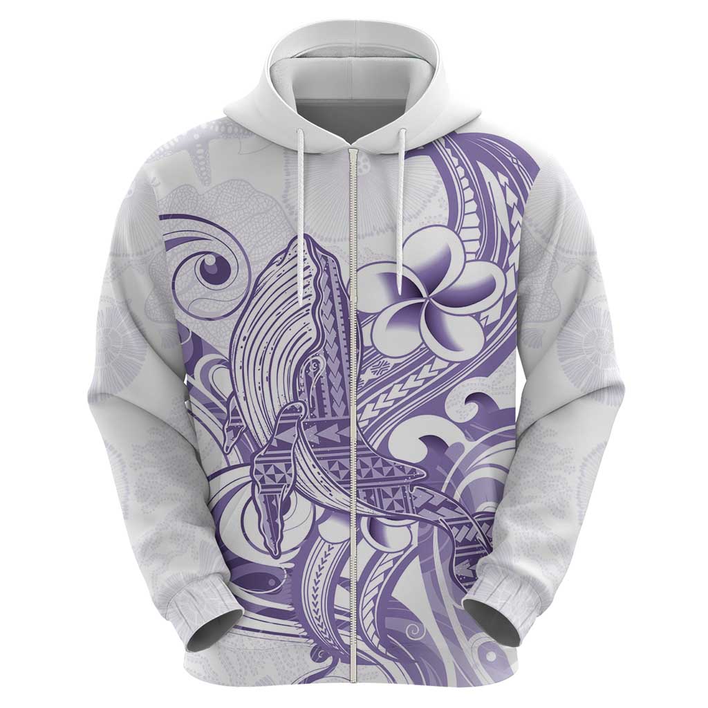 Purple Hawaii Hoodie Humpback Whale Tattoo Polynesian Tribal Ocean Vibes