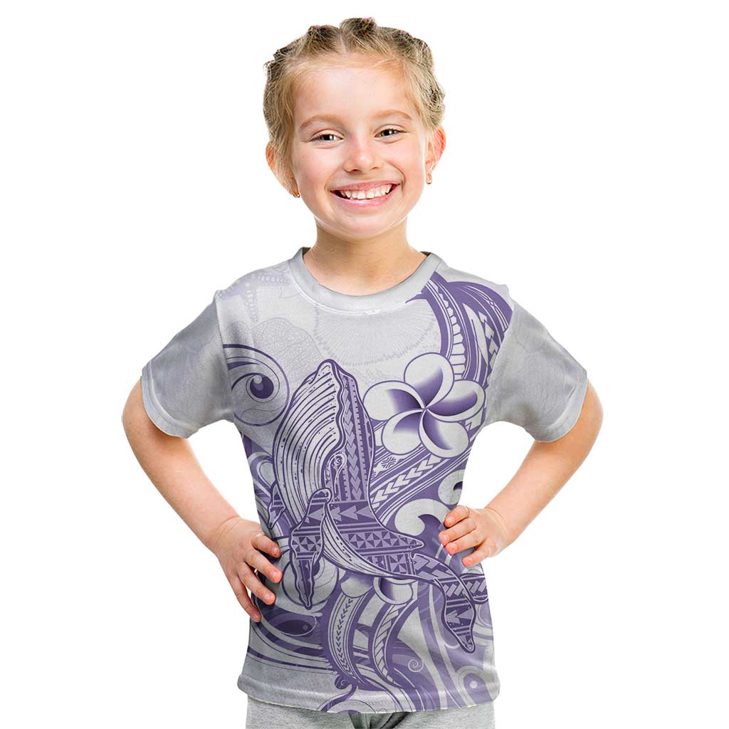 Purple Hawaii Kid T Shirt Humpback Whale Tattoo Polynesian Tribal Ocean Vibes