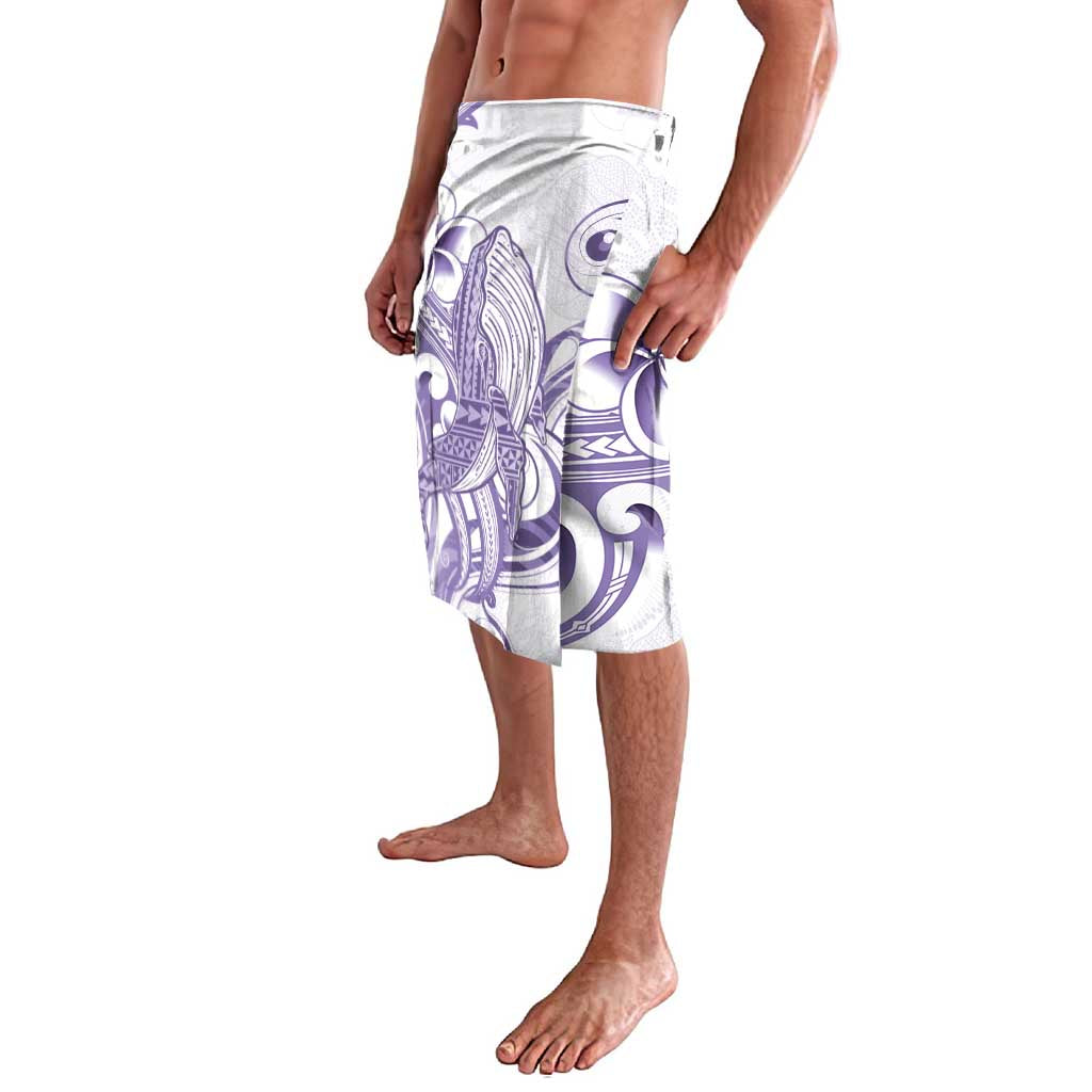 Purple Hawaii Lavalava Humpback Whale Tattoo Polynesian Tribal Ocean Vibes LT14 - Polynesian Pride