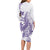 Purple Hawaii Long Sleeve Bodycon Dress Humpback Whale Tattoo Polynesian Tribal Ocean Vibes