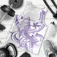 Purple Hawaii Men Tank Top Humpback Whale Tattoo Polynesian Tribal Ocean Vibes LT14 - Polynesian Pride