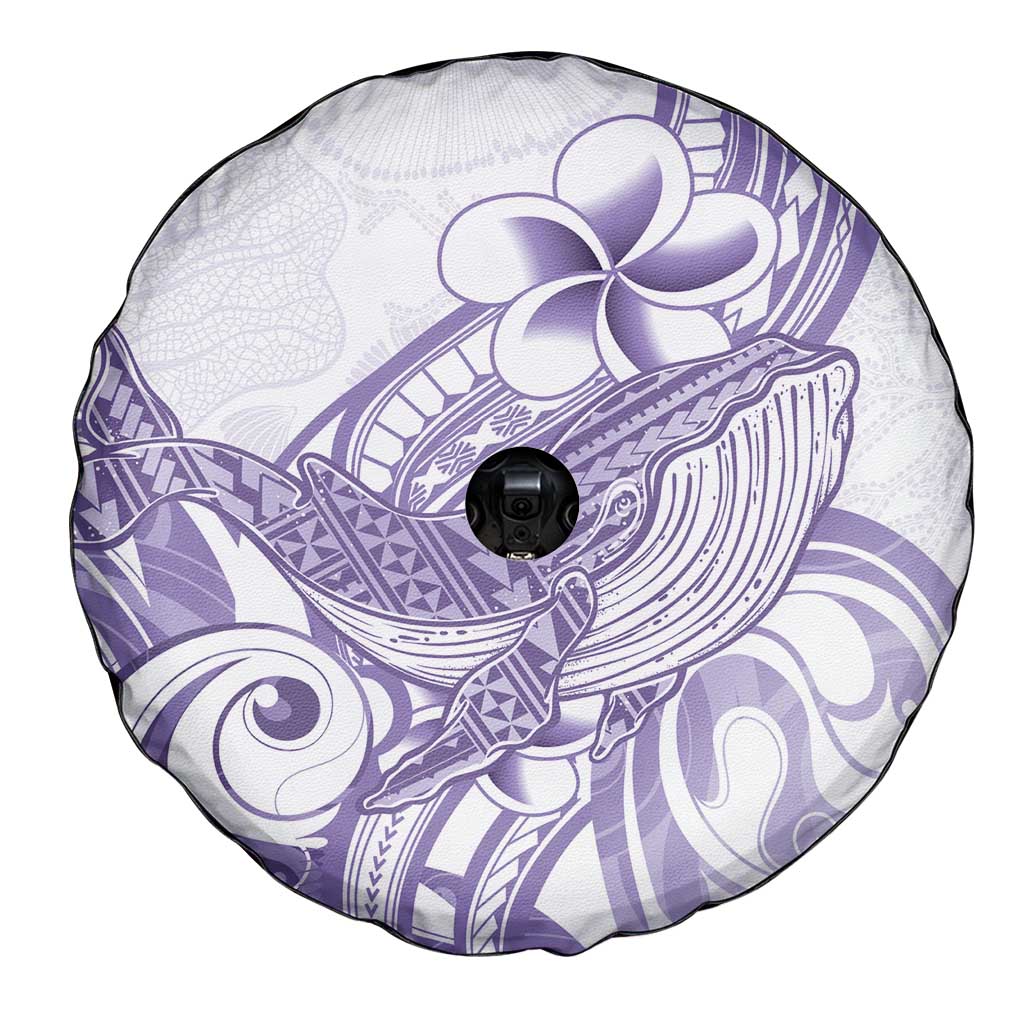 Purple Hawaii Spare Tire Cover Humpback Whale Tattoo Polynesian Tribal Ocean Vibes LT14 - Polynesian Pride