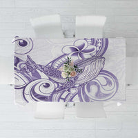 Purple Hawaii Tablecloth Humpback Whale Tattoo Polynesian Tribal Ocean Vibes LT14 Purple - Polynesian Pride