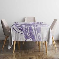 Purple Hawaii Tablecloth Humpback Whale Tattoo Polynesian Tribal Ocean Vibes LT14 - Polynesian Pride
