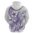 Purple Hawaii Zip Hoodie Humpback Whale Tattoo Polynesian Tribal Ocean Vibes