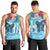 Personalised Hawaii Men Tank Top Humpback Whale Tattoo With Tropical Flowers