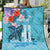 Personalised Hawaii Quilt Humpback Whale Tattoo With Tropical Flowers