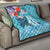 Personalised Hawaii Quilt Humpback Whale Tattoo With Tropical Flowers