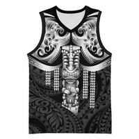 Tiki Drum Hawaii Basketball Jersey Hawaiian Kakau Tattoo Style
