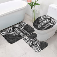 Tiki Drum Hawaii Bathroom Set Hawaiian Kakau Tattoo Style