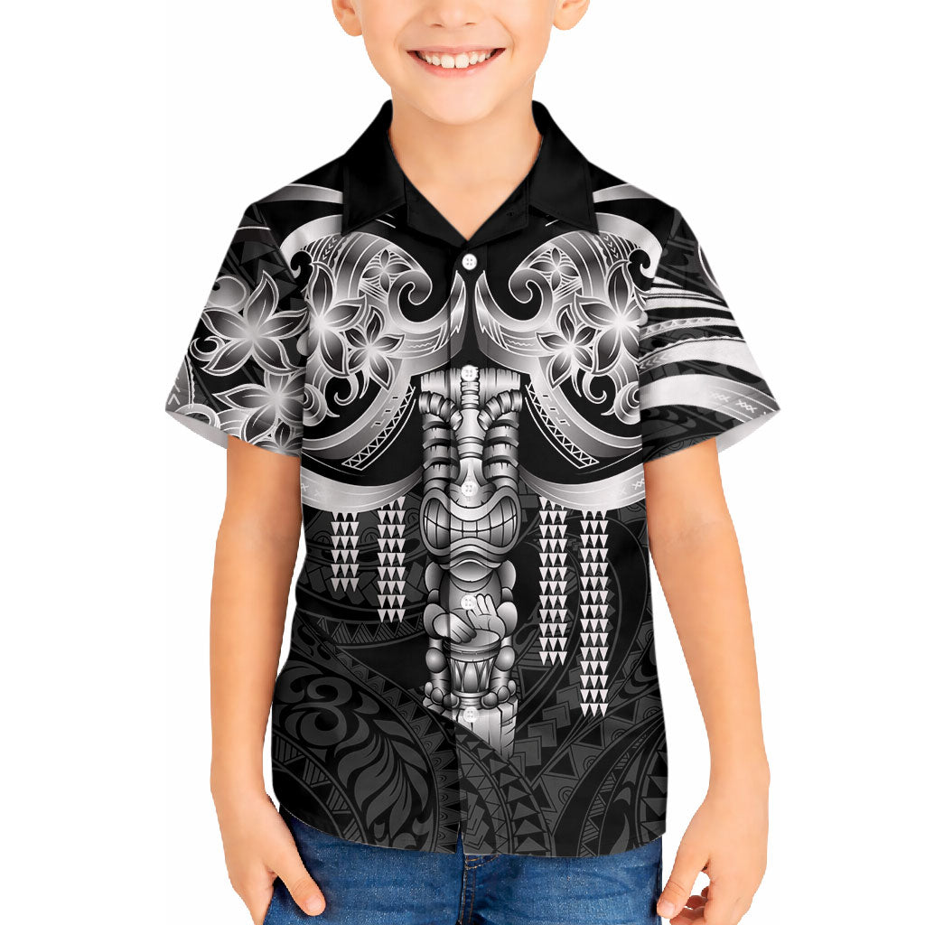 Tiki Drum Hawaii Hawaiian Shirt Hawaiian Kakau Tattoo Style