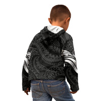 Tiki Drum Hawaii Kid Hoodie Hawaiian Kakau Tattoo Style LT14 - Polynesian Pride