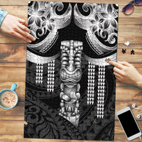 Tiki Drum Hawaii Puzzle Hawaiian Kakau Tattoo Style
