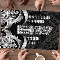 Tiki Drum Hawaii Puzzle Hawaiian Kakau Tattoo Style