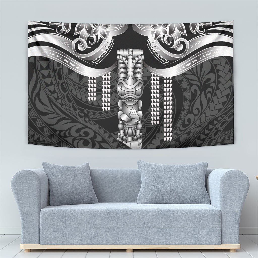 Tiki Drum Hawaii Tapestry Hawaiian Kakau Tattoo Style LT14 - Polynesian Pride