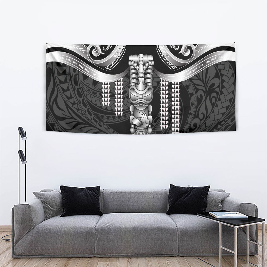 Tiki Drum Hawaii Tapestry Hawaiian Kakau Tattoo Style LT14 - Polynesian Pride