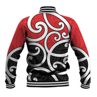 New Zealand Baseball Jacket Maori Koru Tino Rangatiratanga Color - Polynesian Pride