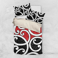 New Zealand Bedding Set Maori Koru Tino Rangatiratanga Color - Polynesian Pride
