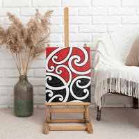 New Zealand Canvas Wall Art Maori Koru Tino Rangatiratanga Color - Polynesian Pride