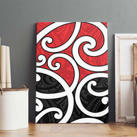 New Zealand Canvas Wall Art Maori Koru Tino Rangatiratanga Color - Polynesian Pride