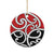New Zealand Ceramic Ornament Maori Koru Tino Rangatiratanga Color - Polynesian Pride