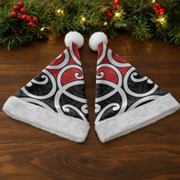 New Zealand Christmas Santa Hat Maori Koru Tino Rangatiratanga Color - Polynesian Pride