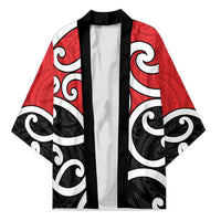 New Zealand Kimono Maori Koru Tino Rangatiratanga Color - Polynesian Pride