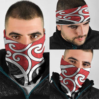 New Zealand Neck Gaiter Maori Koru Tino Rangatiratanga Color - Polynesian Pride