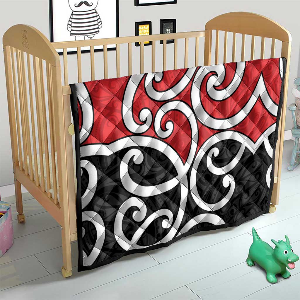 New Zealand Quilt Maori Koru Tino Rangatiratanga Color - Polynesian Pride