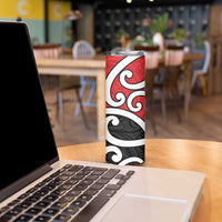 New Zealand Skinny Tumbler Maori Koru Tino Rangatiratanga Color - Polynesian Pride