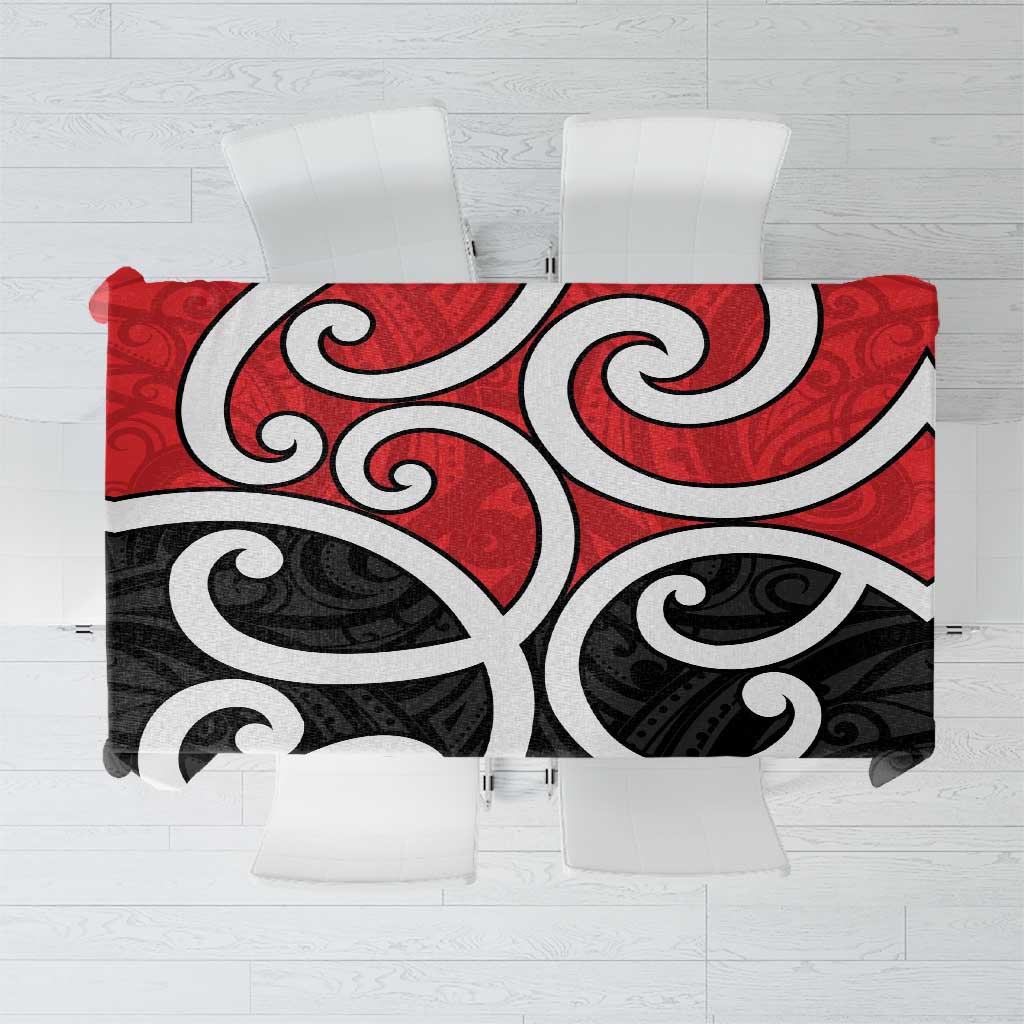 New Zealand Tablecloth Maori Koru Tino Rangatiratanga Color - Polynesian Pride