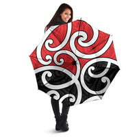 New Zealand Umbrella Maori Koru Tino Rangatiratanga Color - Polynesian Pride