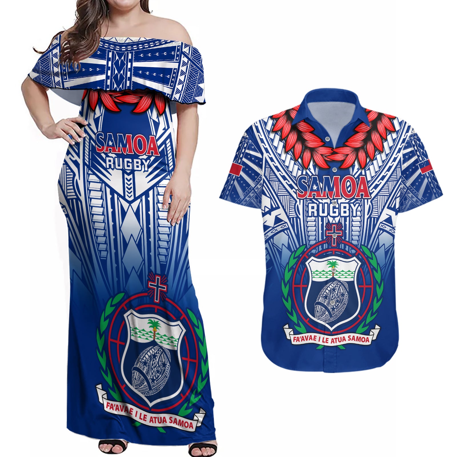 custom-samoa-rugby-couples-matching-off-shoulder-maxi-dress-and-hawaiian-shirt-2023-go-manu-samoa-with-ula-fala-style