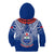 Custom Samoa Rugby Kid Hoodie 2023 Go Manu Samoa With Ula Fala Style LT14 - Polynesian Pride