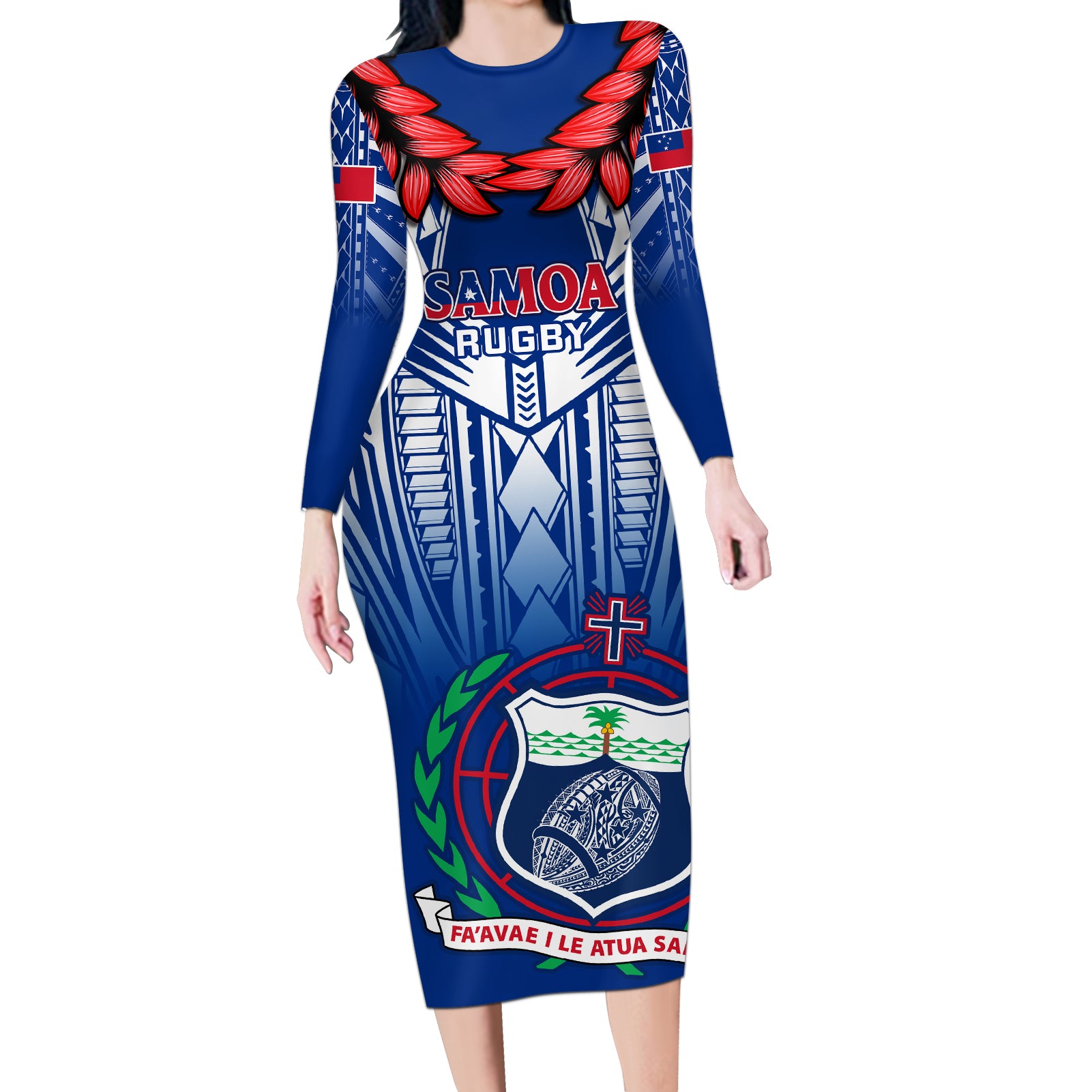 custom-samoa-rugby-long-sleeve-bodycon-dress-2023-go-manu-samoa-with-ula-fala-style