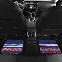 Personalised FAST Samoa Siapo Car Mats Teuila Flowers Samoan Pattern - Polynesian Pride