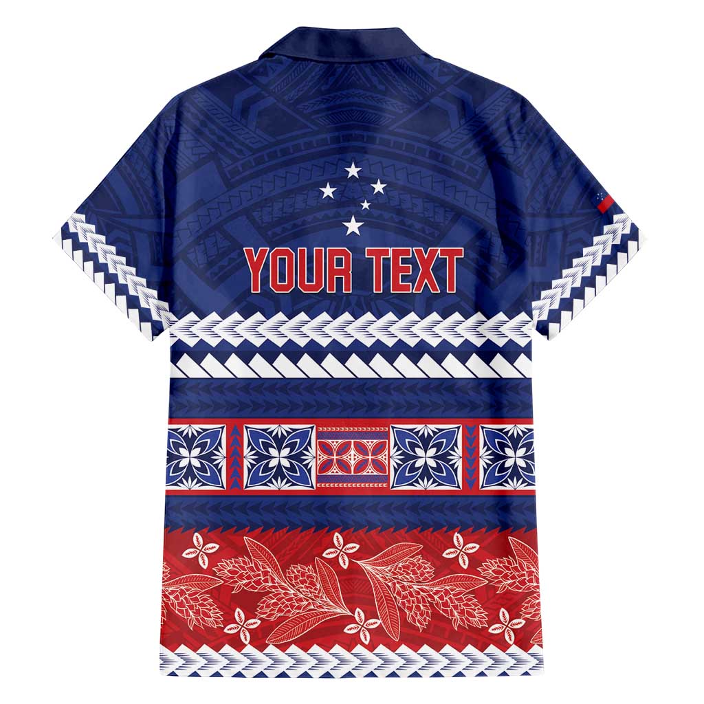 Personalised FAST Samoa Siapo Family Matching Summer Maxi Dress and Hawaiian Shirt Teuila Flowers Samoan Pattern - Polynesian Pride