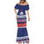 Personalised FAST Samoa Siapo Mermaid Dress Teuila Flowers Samoan Pattern - Polynesian Pride